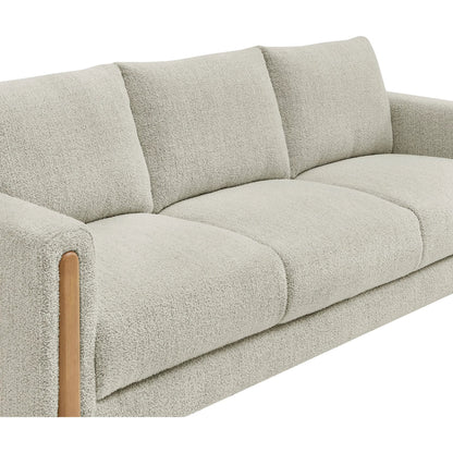 Aibonito Boucle Sofa by Evans & Londeen. Made from boucle fabric in a transitional style.