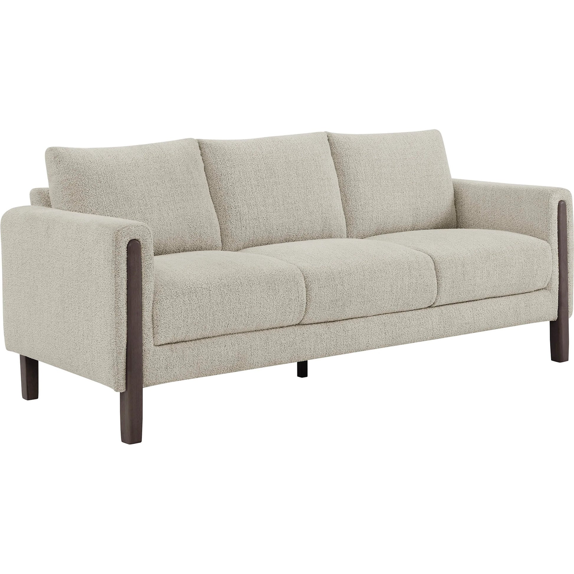 Aibonito Boucle Sofa by Evans & Londeen. Made from boucle fabric in a transitional style.