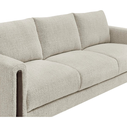 Aibonito Boucle Sofa by Evans & Londeen. Made from boucle fabric in a transitional style.