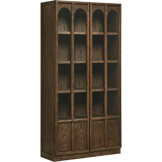 McCreary Solid Wood and Glass Display Cabinet by Evans & Londeen. Made from solid wood, glass in a modern style.