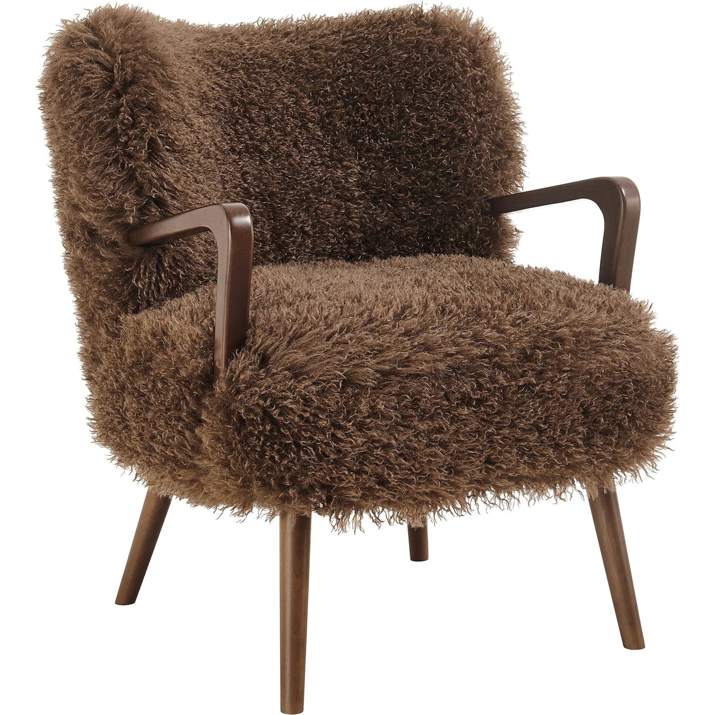 001 SI-2519897 | Primary Silo | Edgar Faux Shearling Accent Armchair by Evans & Londeen. Made from faux shearling in a eclectic & global style.