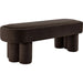 Atchison Oval Accent Bench by Evans & Londeen. Made from performance velvet in a transitional style.