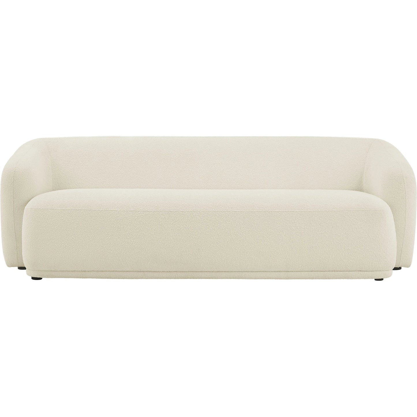 005 SI-2527811 | Additional Silo | Gardner 88" Boucle Sofa by Evans & Londeen. Made from boucle fabric in a transitional style.