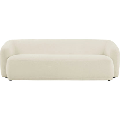 Gardner 88" Boucle Sofa by Evans & Londeen. Made from boucle fabric in a transitional style.