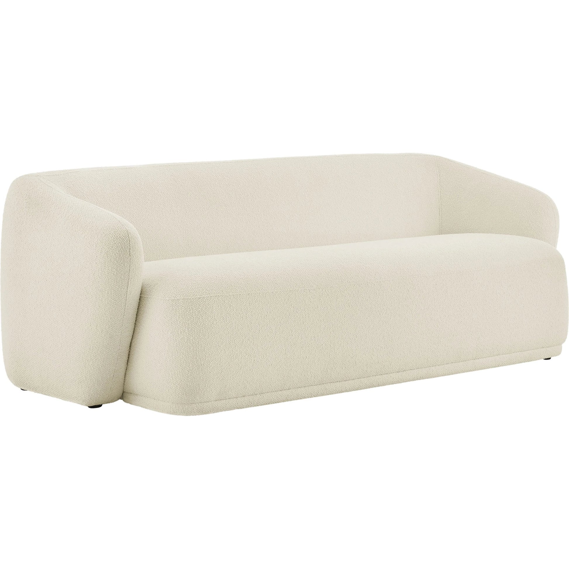 Gardner 88" Boucle Sofa by Evans & Londeen. Made from boucle fabric in a transitional style.