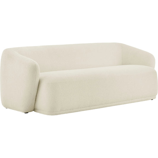 001 SI-2527811 | Primary Silo | Gardner 88" Boucle Sofa by Evans & Londeen. Made from boucle fabric in a unique style.