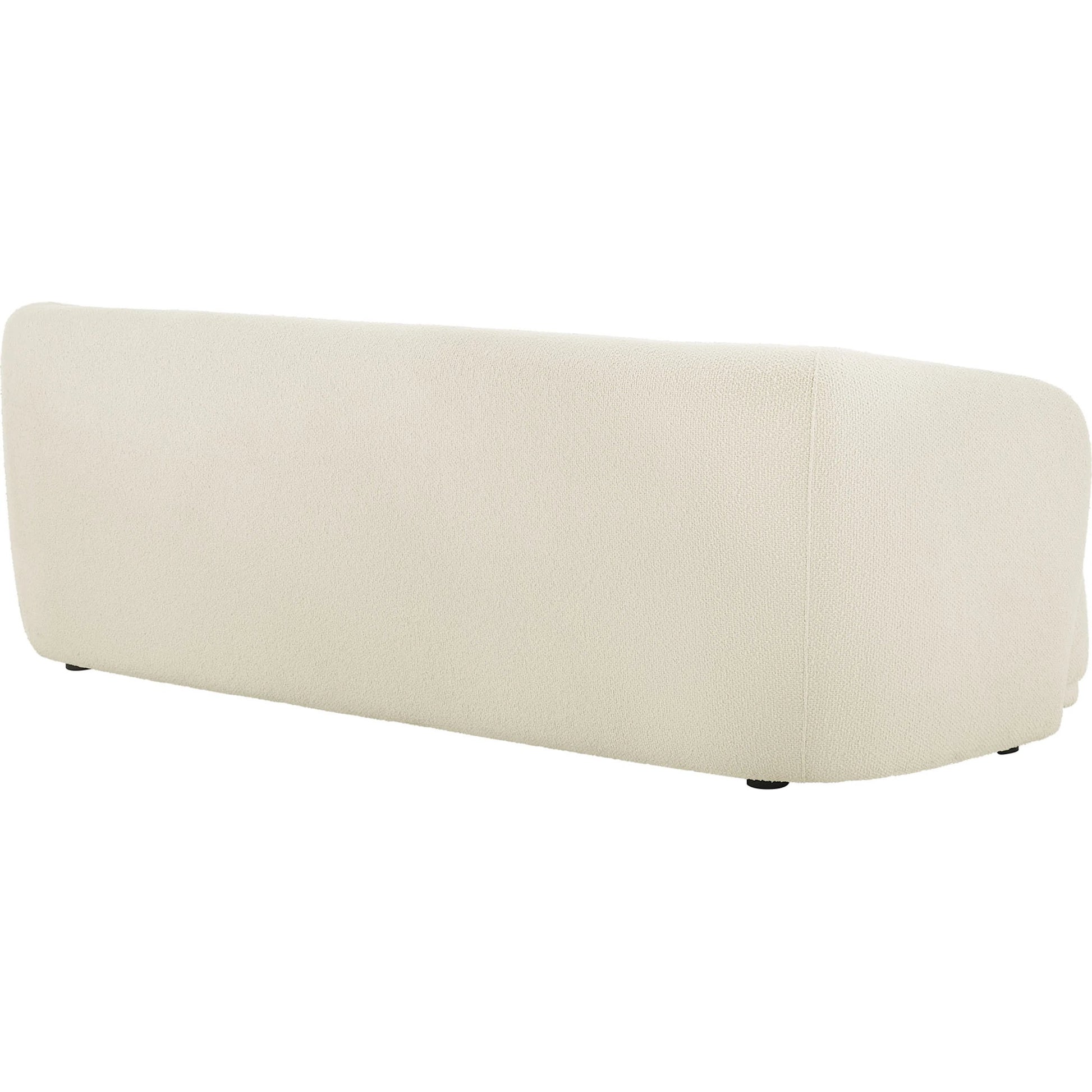 Gardner 88" Boucle Sofa by Evans & Londeen. Made from boucle fabric in a transitional style.
