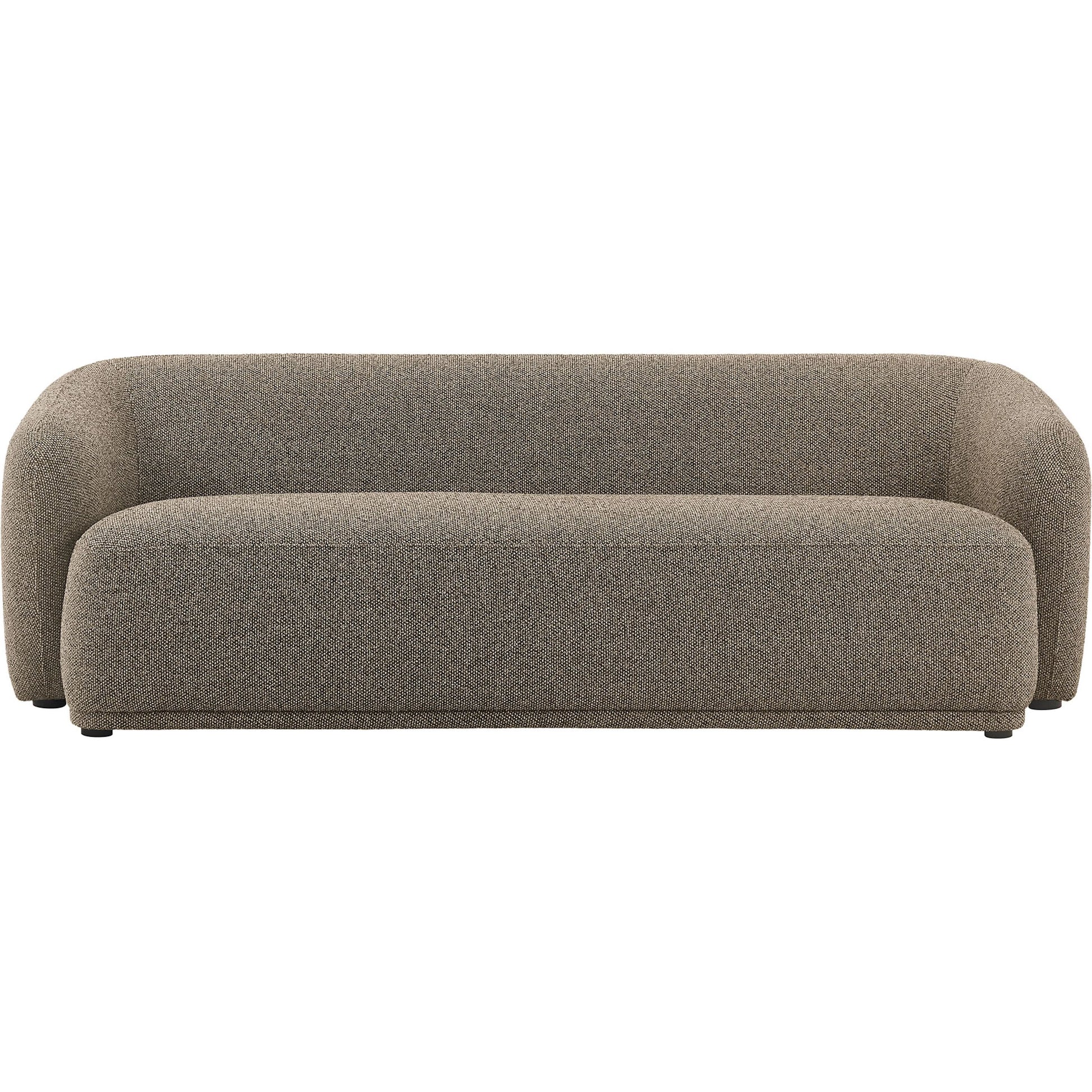Gardner 88" Boucle Sofa by Evans & Londeen. Made from boucle fabric in a transitional style.