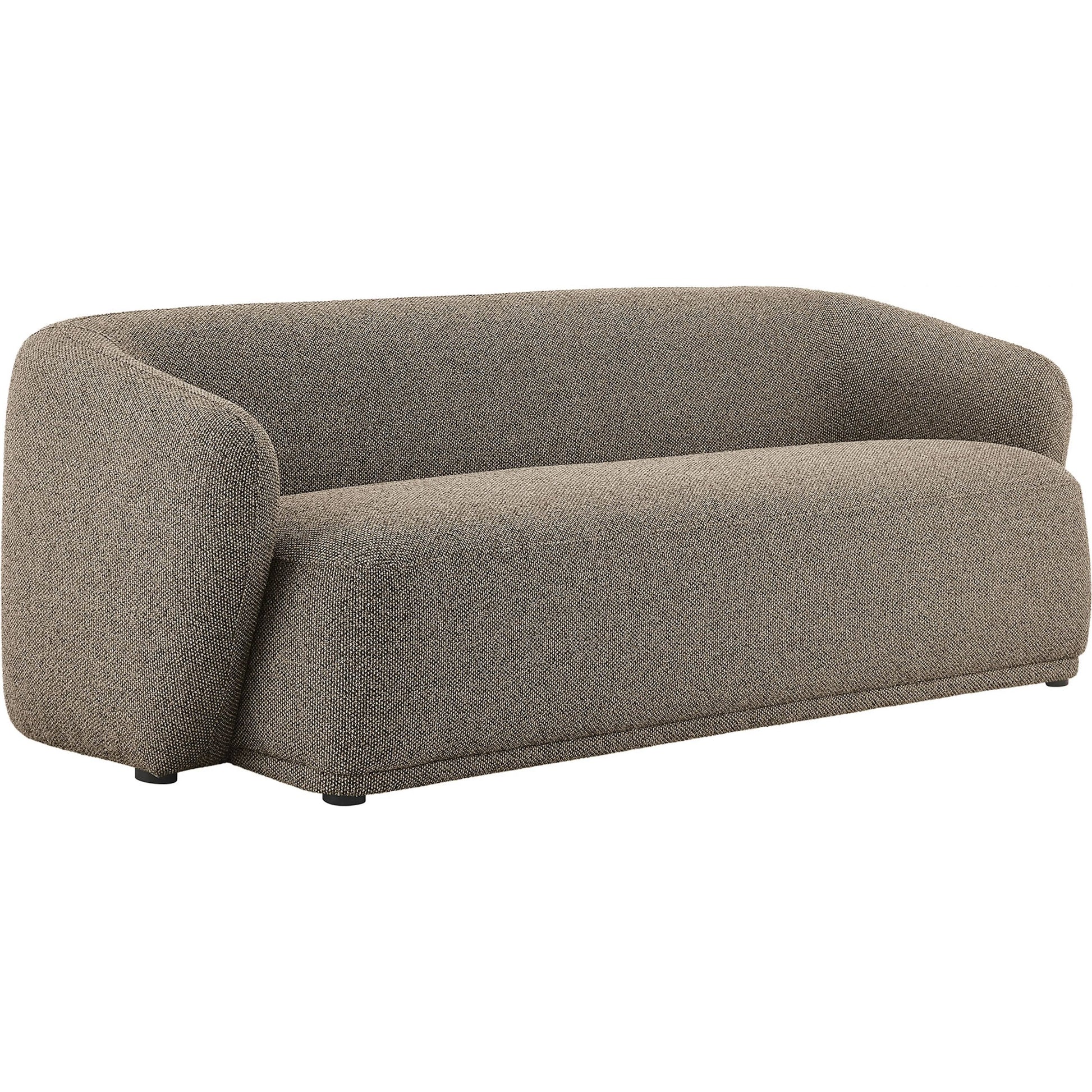 Gardner 88" Boucle Sofa by Evans & Londeen. Made from boucle fabric in a transitional style.