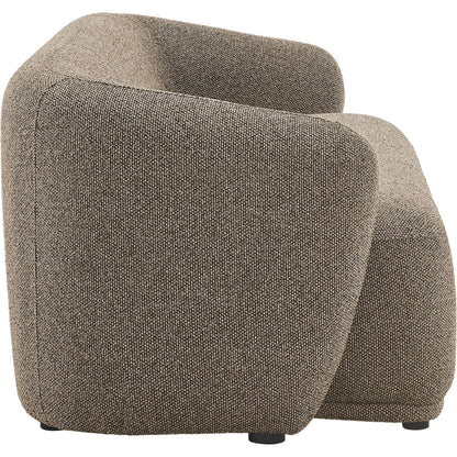 Gardner 88" Boucle Sofa by Evans & Londeen. Made from boucle fabric in a transitional style.