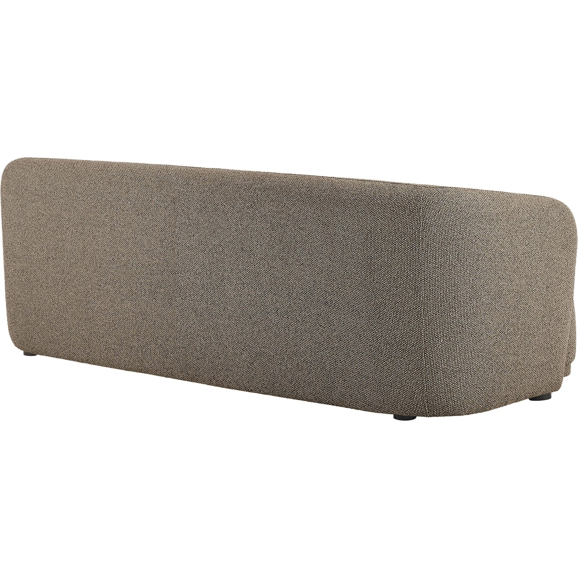 Gardner 88" Boucle Sofa by Evans & Londeen. Made from boucle fabric in a transitional style.