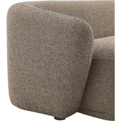 Gardner 88" Boucle Sofa by Evans & Londeen. Made from boucle fabric in a transitional style.