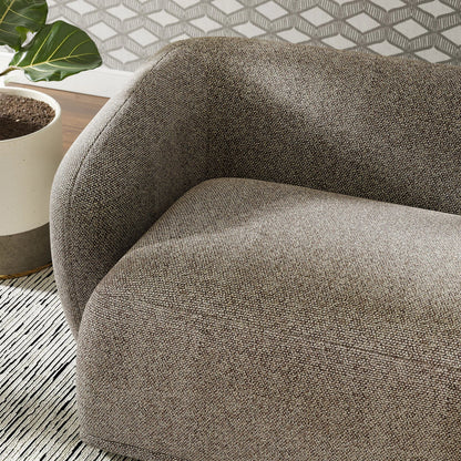 Gardner 88" Boucle Sofa by Evans & Londeen. Made from boucle fabric in a transitional style.