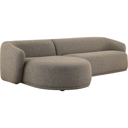Gardner 2 Piece Boucle Modular Sofa with Chaise by Evans & Londeen. Made from boucle fabric in a unique style.