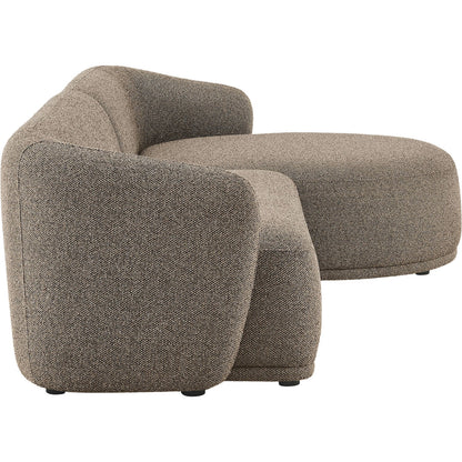 Gardner 2 Piece Boucle Modular Sofa with Chaise by Evans & Londeen. Made from boucle fabric in a transitional style.