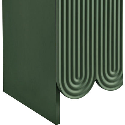 Champaign 78" Fluted and Scalloped Arched Storage Cabinet by Evans & Londeen. Made from unique in a eclectic & global style.