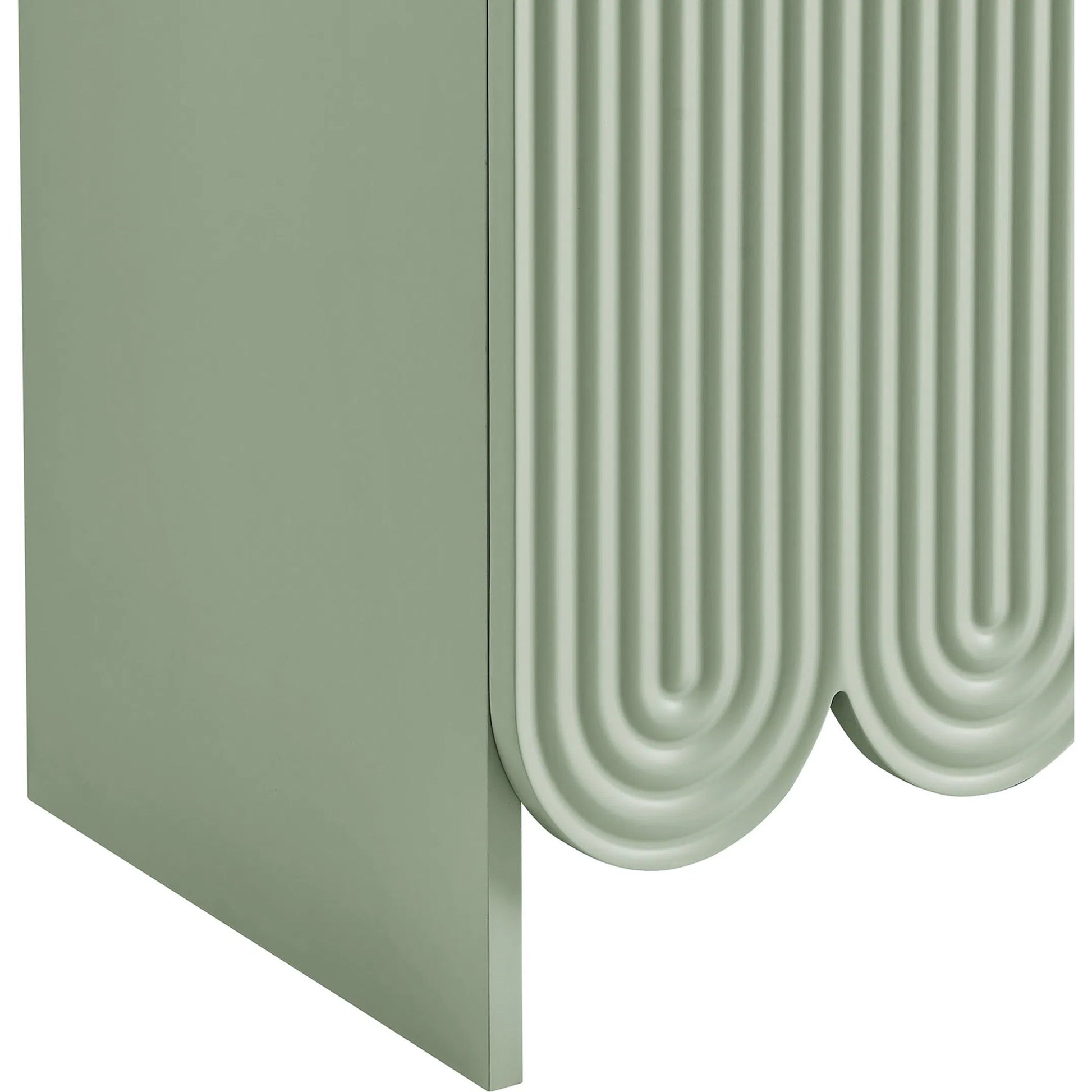 Champaign 78" Fluted and Scalloped Arched Storage Cabinet by Evans & Londeen. Made from unique in a eclectic & global style.