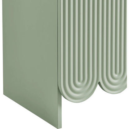 Champaign 78" Fluted and Scalloped Arched Storage Cabinet by Evans & Londeen. Made from unique in a eclectic & global style.