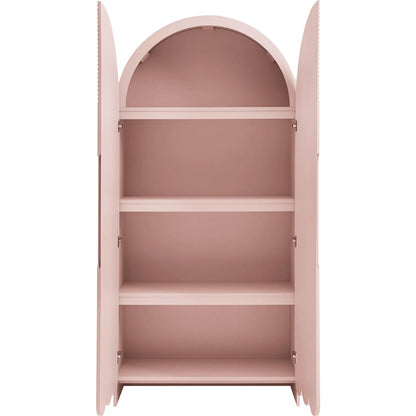 Champaign 78" Fluted and Scalloped Arched Storage Cabinet by Evans & Londeen. Made from unique in a eclectic & global style.