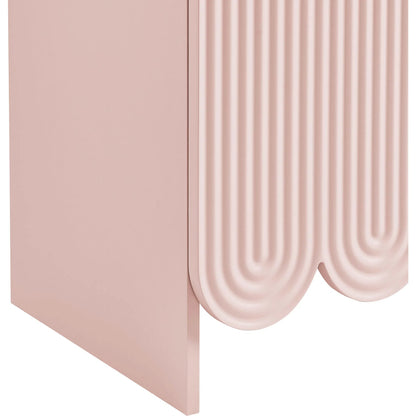 Champaign 78" Fluted and Scalloped Arched Storage Cabinet by Evans & Londeen. Made from unique in a eclectic & global style.