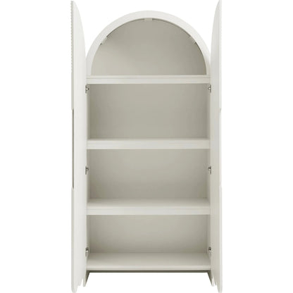 Champaign 78" Fluted and Scalloped Arched Storage Cabinet by Evans & Londeen. Made from unique in a eclectic & global style.