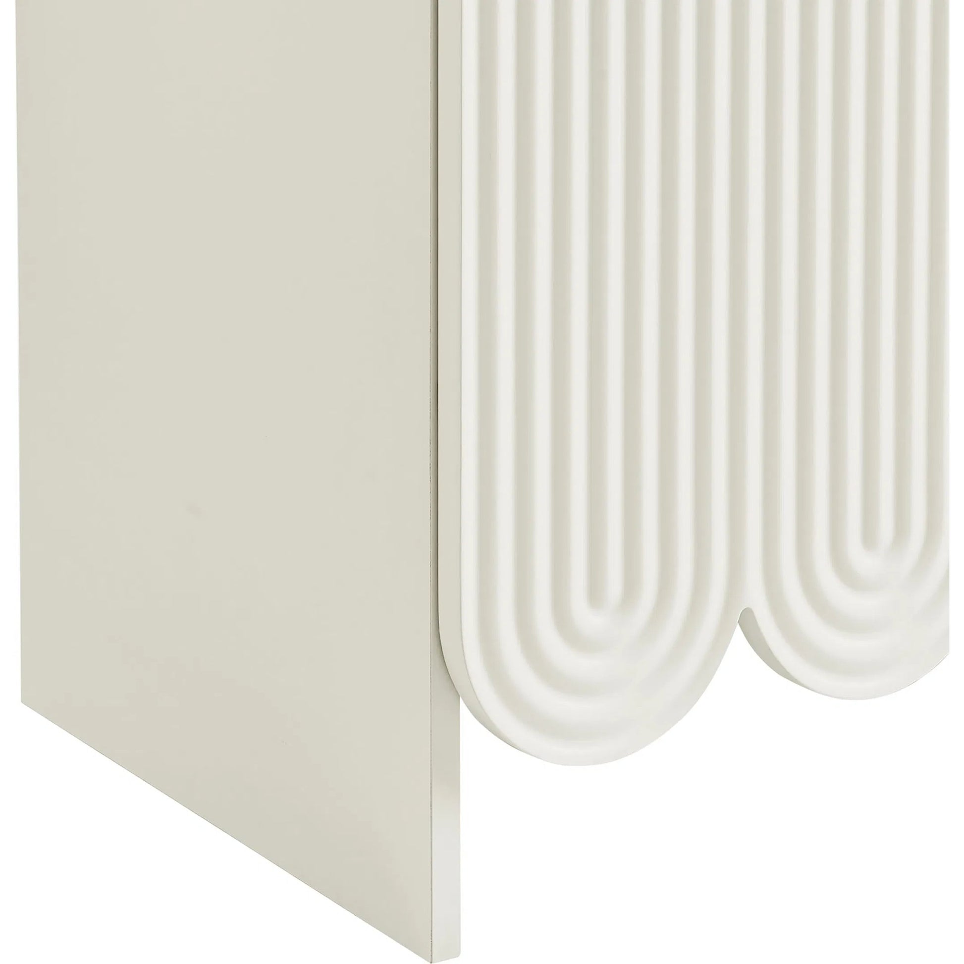 Champaign 78" Fluted and Scalloped Arched Storage Cabinet by Evans & Londeen. Made from unique in a eclectic & global style.