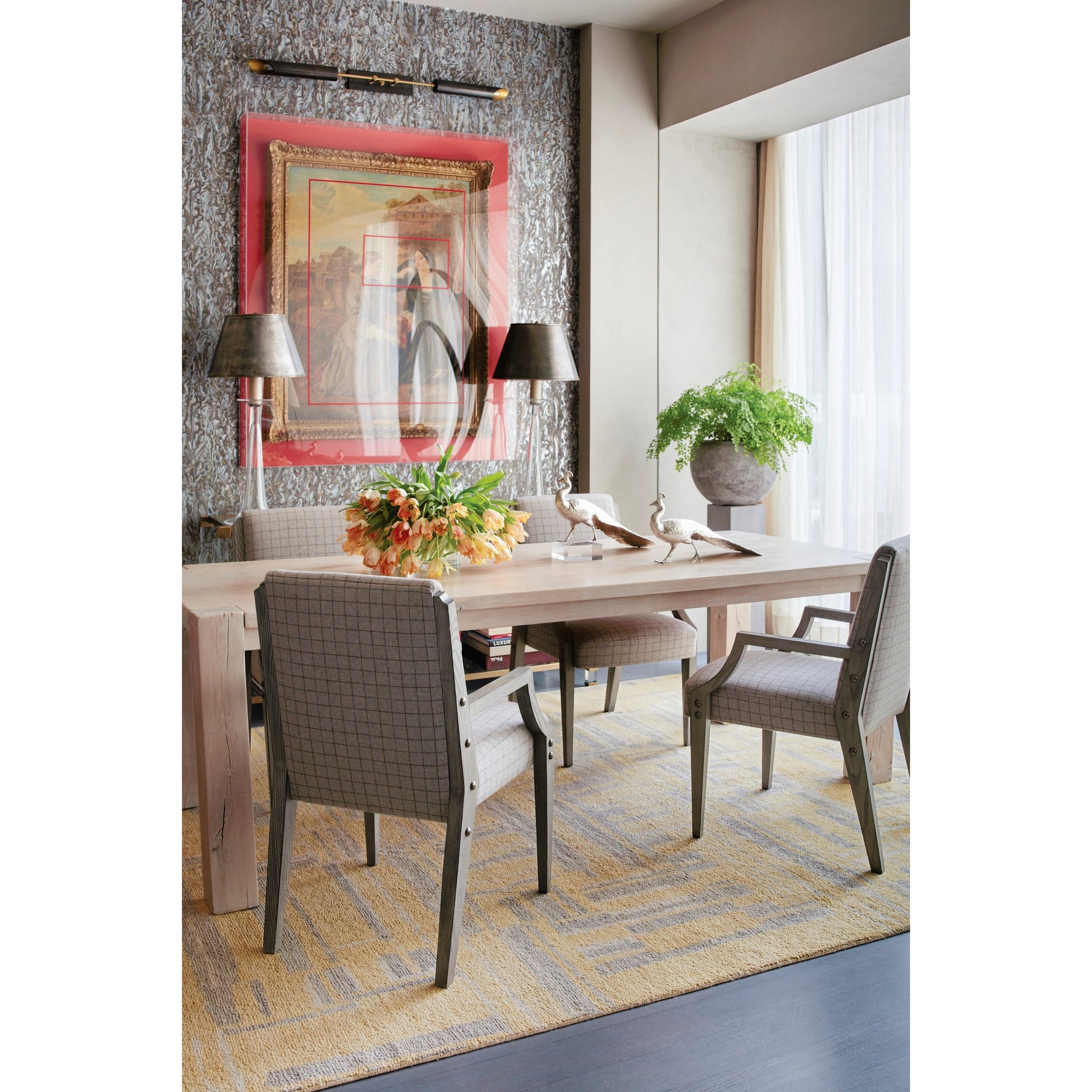 Weatherfield Transitional Rug - T06T6004 by Thom Felicia by Feizy Rugs in gold, gray. Made from wool in a unique style.