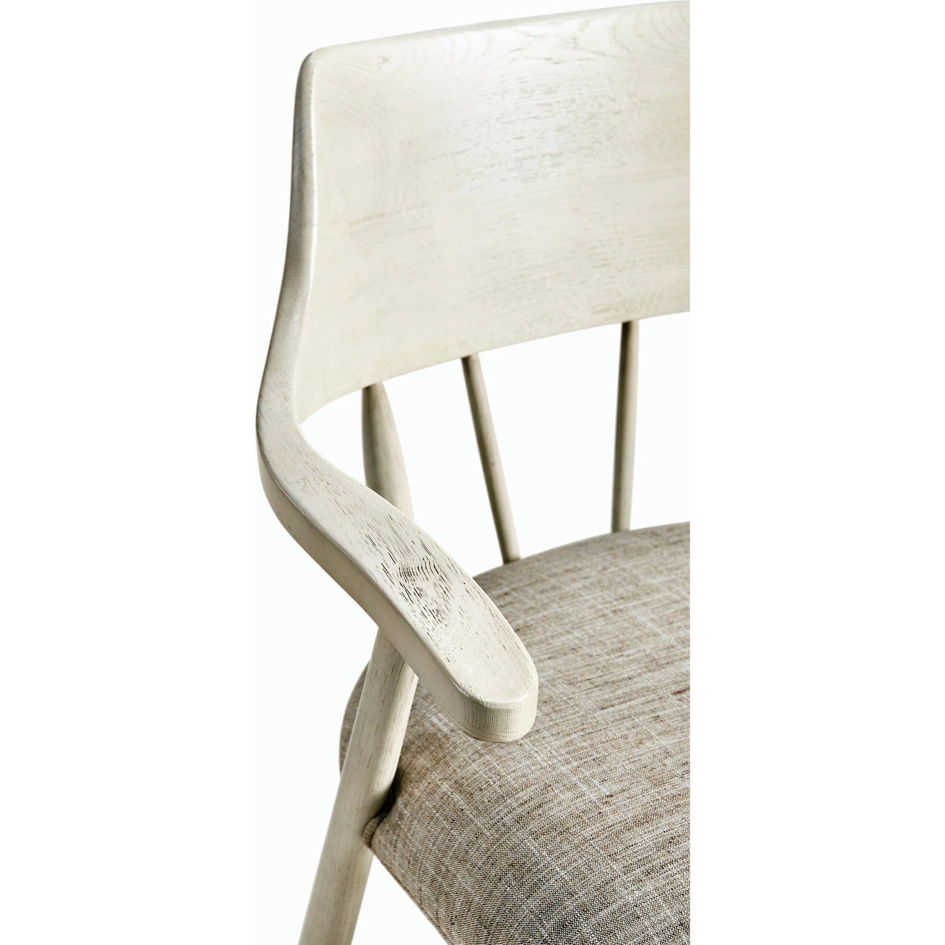Reimagined Transient Captains Chair by Jonathan Charles in country white oak. Made from oak in a modern style.