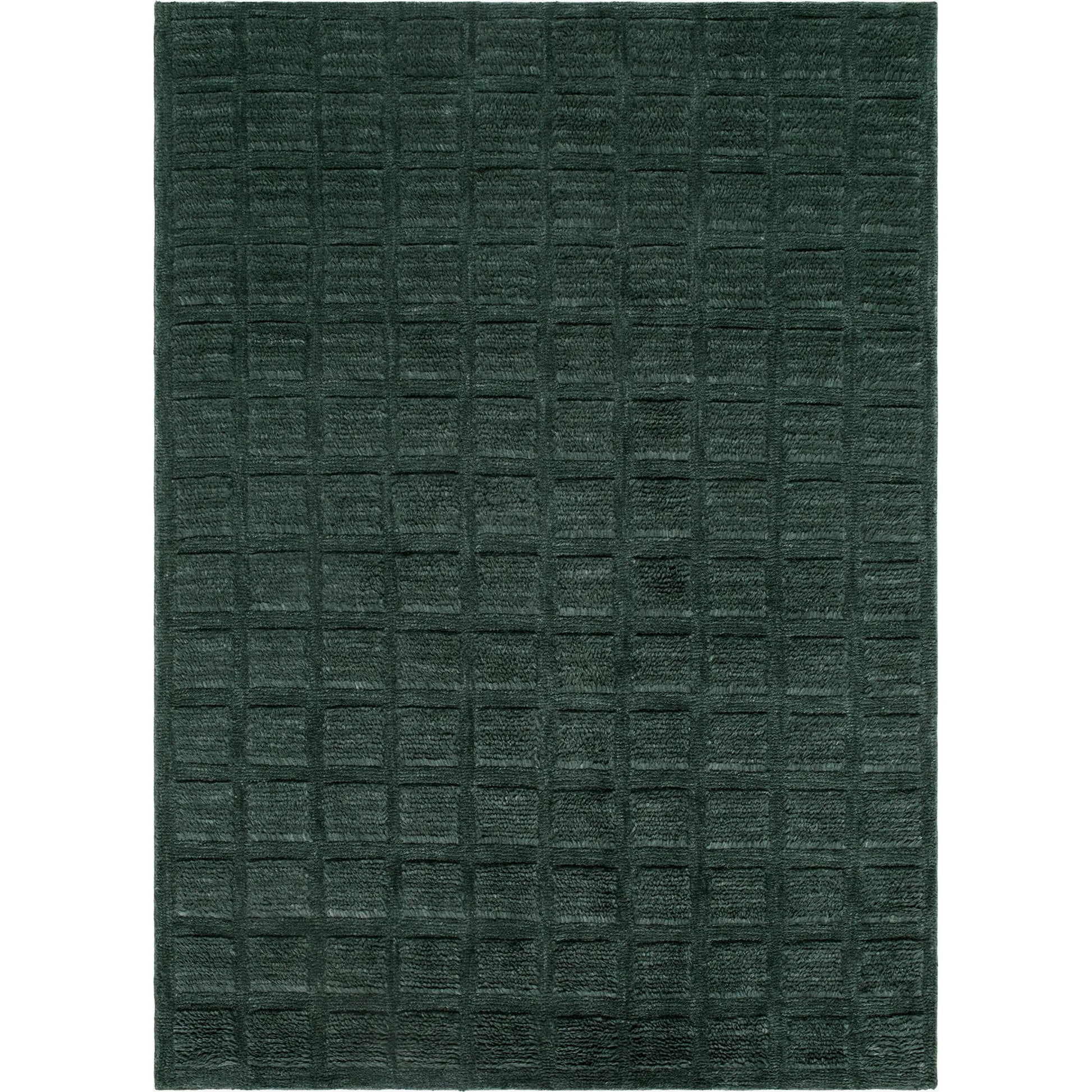 Eleve EEV-2302 Rug by Livabliss in emerald, forest green, charcoal. Made from wool, cotton in a unique style.