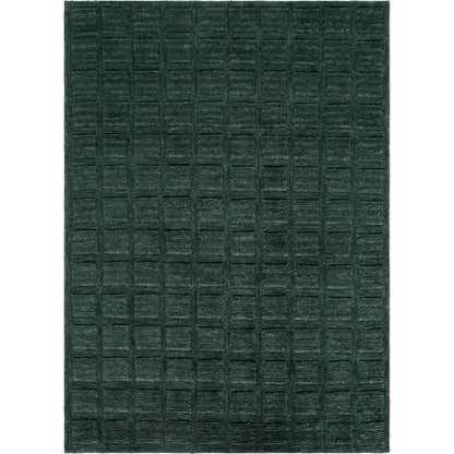 Eleve EEV-2302 Rug by Livabliss in emerald, forest green, charcoal. Made from wool, cotton in a unique style.