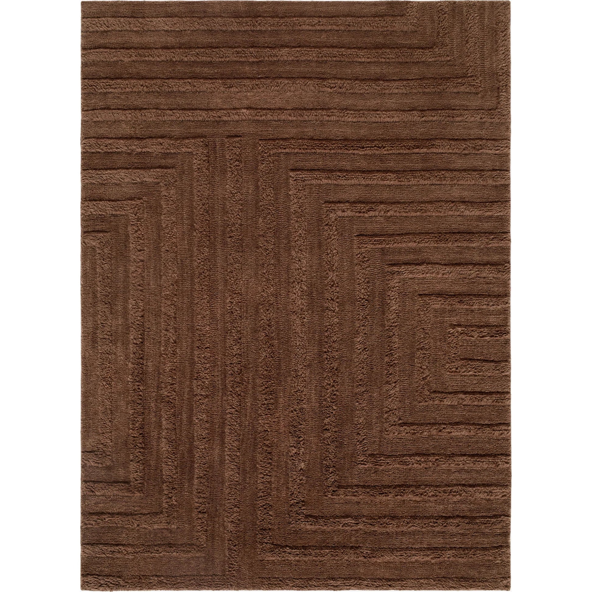 Eleve EEV-2303 Rug by Livabliss in chestnut, cocoa, mahogany. Made from wool, cotton in a unique style.