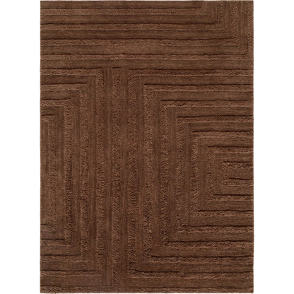 Eleve EEV-2303 Rug by Livabliss in chestnut, cocoa, mahogany. Made from wool, cotton in a unique style.