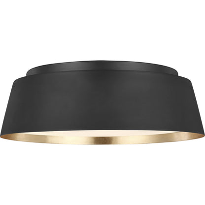 Asher Medium Flush Mount by Visual Comfort & Co.. Made from steel in a modern style.