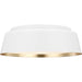 Asher Medium Flush Mount by Visual Comfort & Co.. Made from steel in a modern style.
