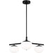 Lune Semi-Flush Mount by Visual Comfort & Co.. Made from steel in a unique style.