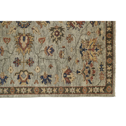 Carrington Traditional Oriental Rug - 6503F by Feizy in gray, gold, red. Made from wool in a unique style.