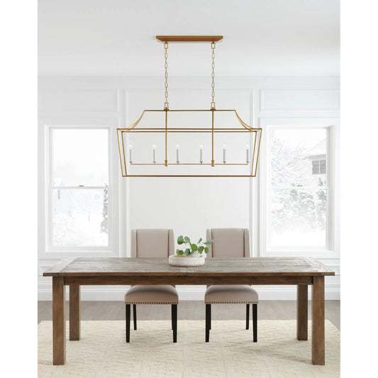 Southold Linear Lantern by Visual Comfort & Co.. Made from steel in a unique style.