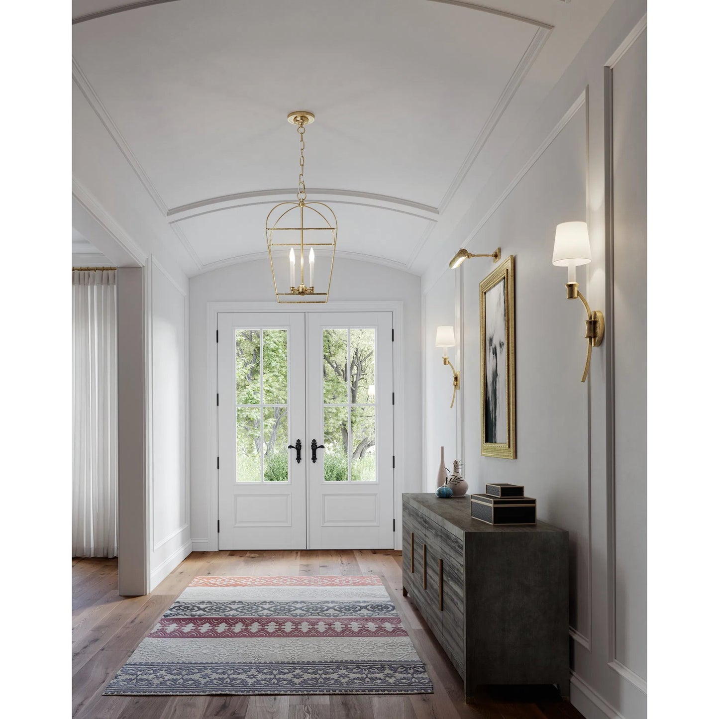 006 SI-2234325 | Lifestyle | Westerly Sconce by Visual Comfort & Co. in antique gild. Made from steel in a unique style.