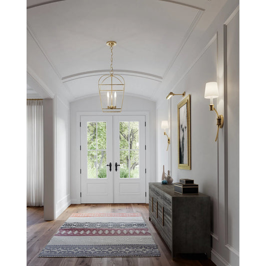 Westerly Sconce by Visual Comfort & Co. in antique gild. Made from steel in a unique style.