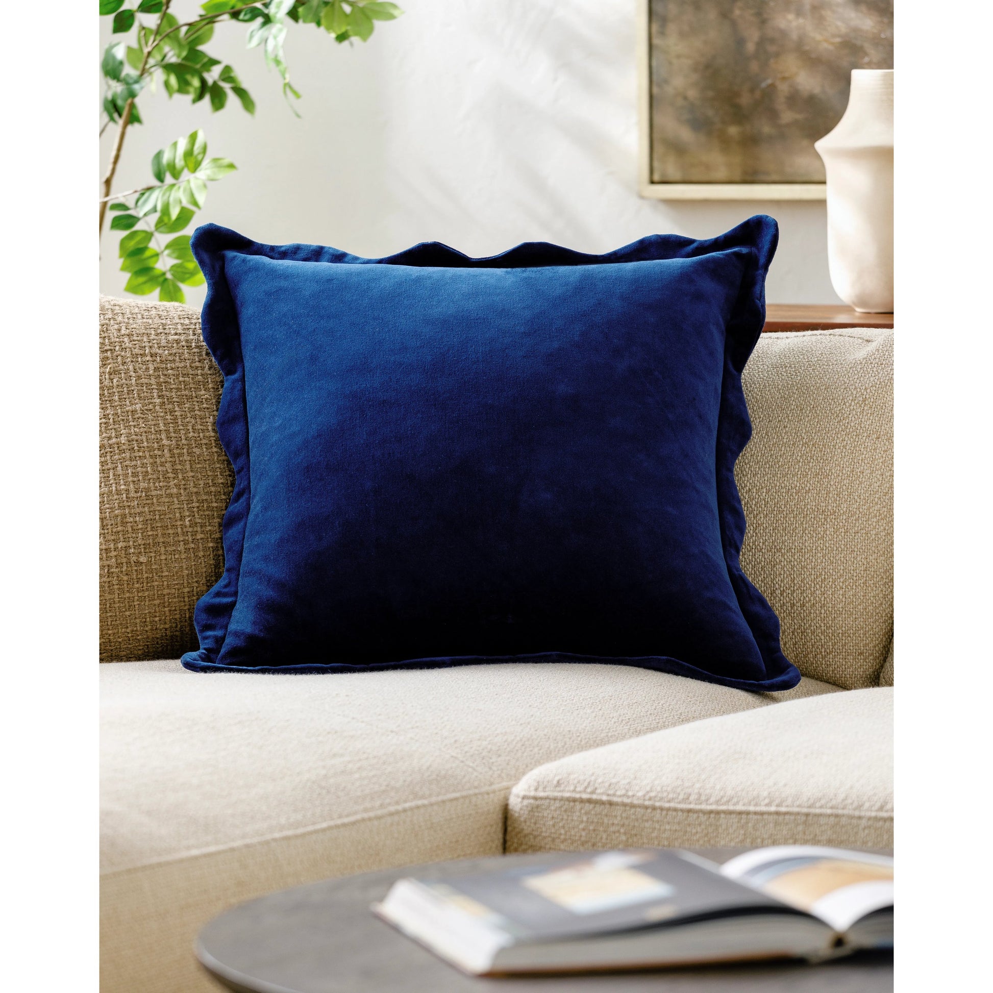 Effervescent Accent Pillow by Surya. Made from cotton in a modern style.