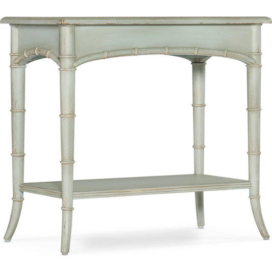 Charleston End Table by Hooker Furniture. Made from maple veneers, resin in a traditional style.