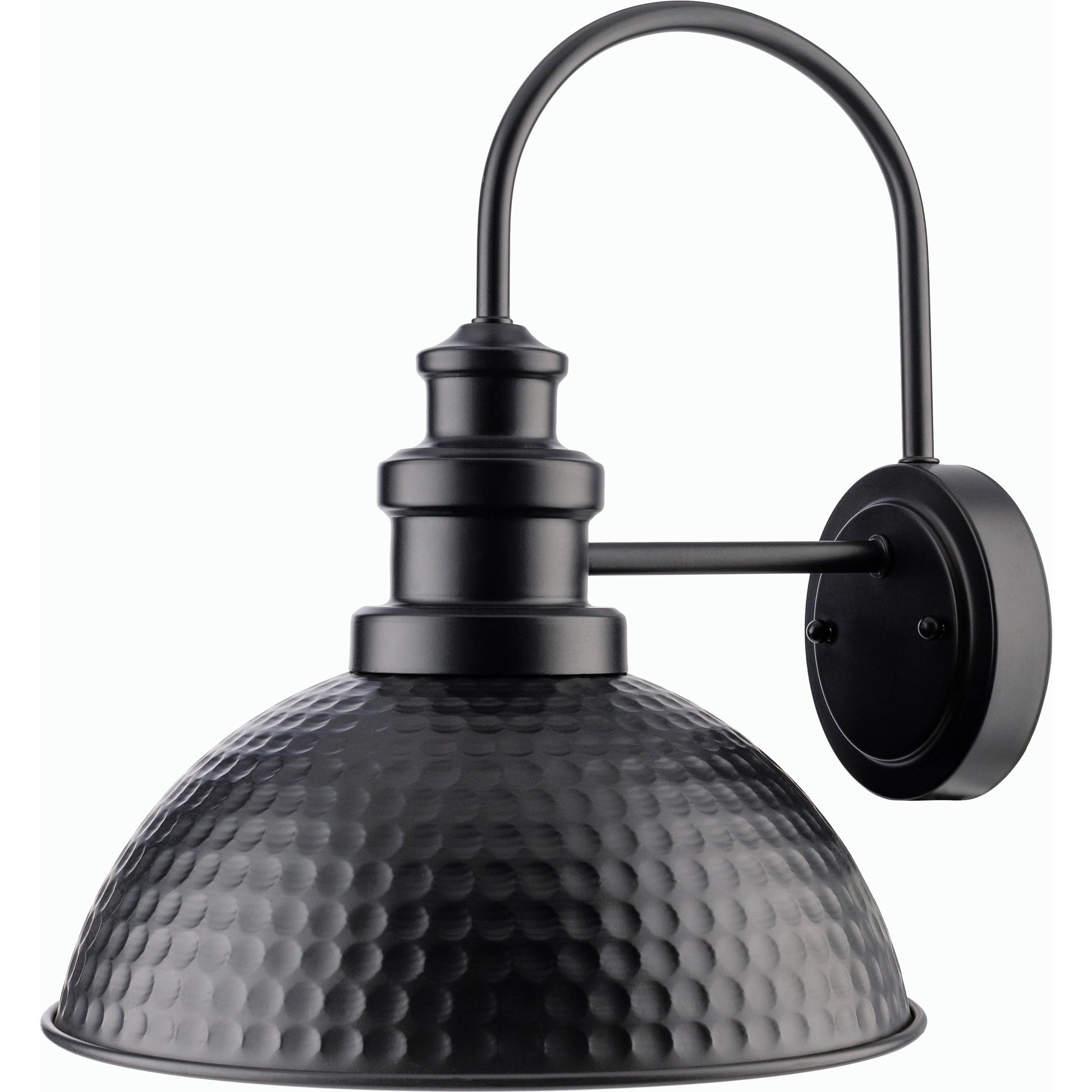 Elfand Indoor/Outdoor Wall Sconce by Livabliss in fixture: black, shade (outside): black, shade (inside): gold, cord: black and paintedmetallicpaintedpainted. Made from iron, metal in a modern style.