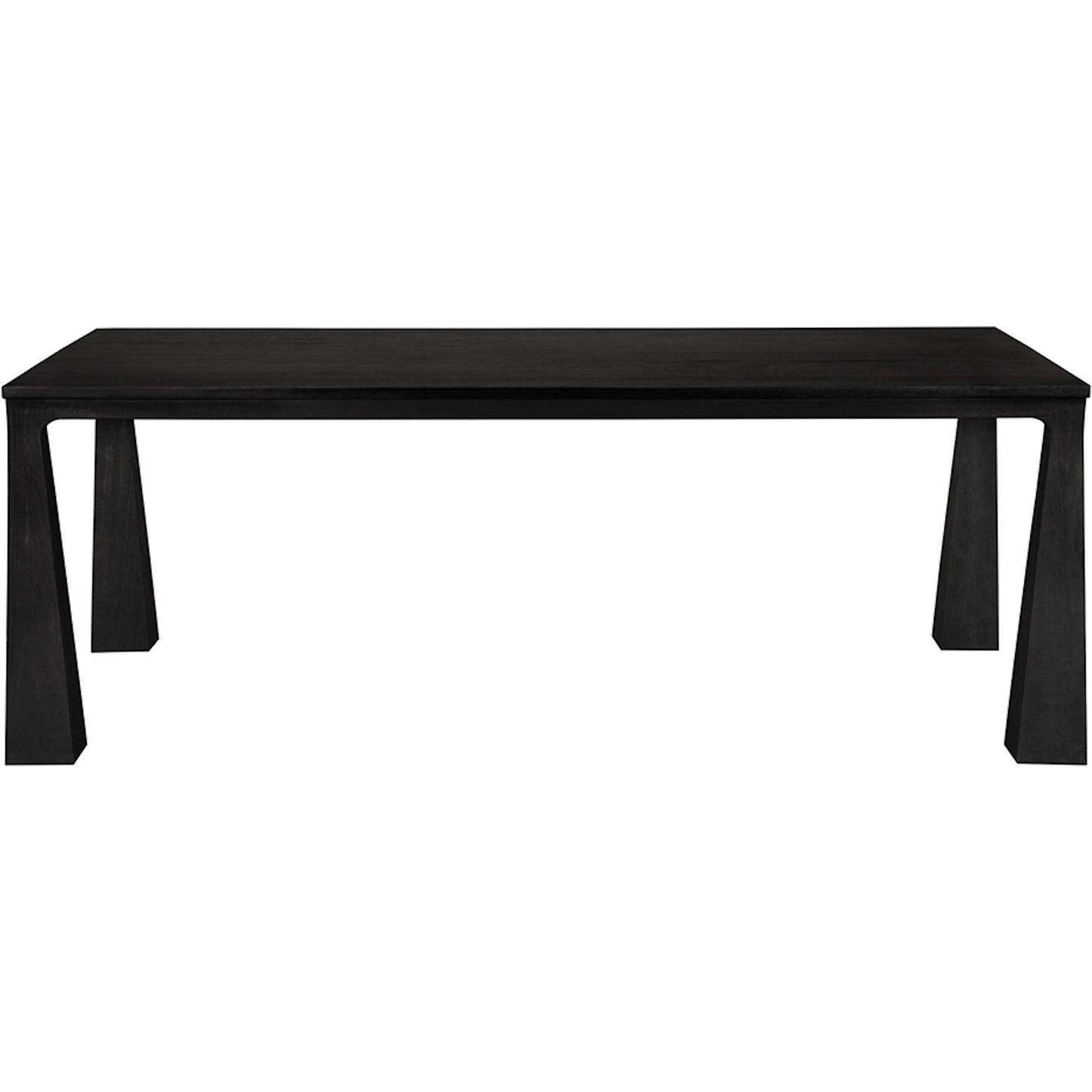 001 SI-2449056 | Primary Silo | Luther Dining Table by Noir in charcoal black. Made from mindi, veneer in a modern style.