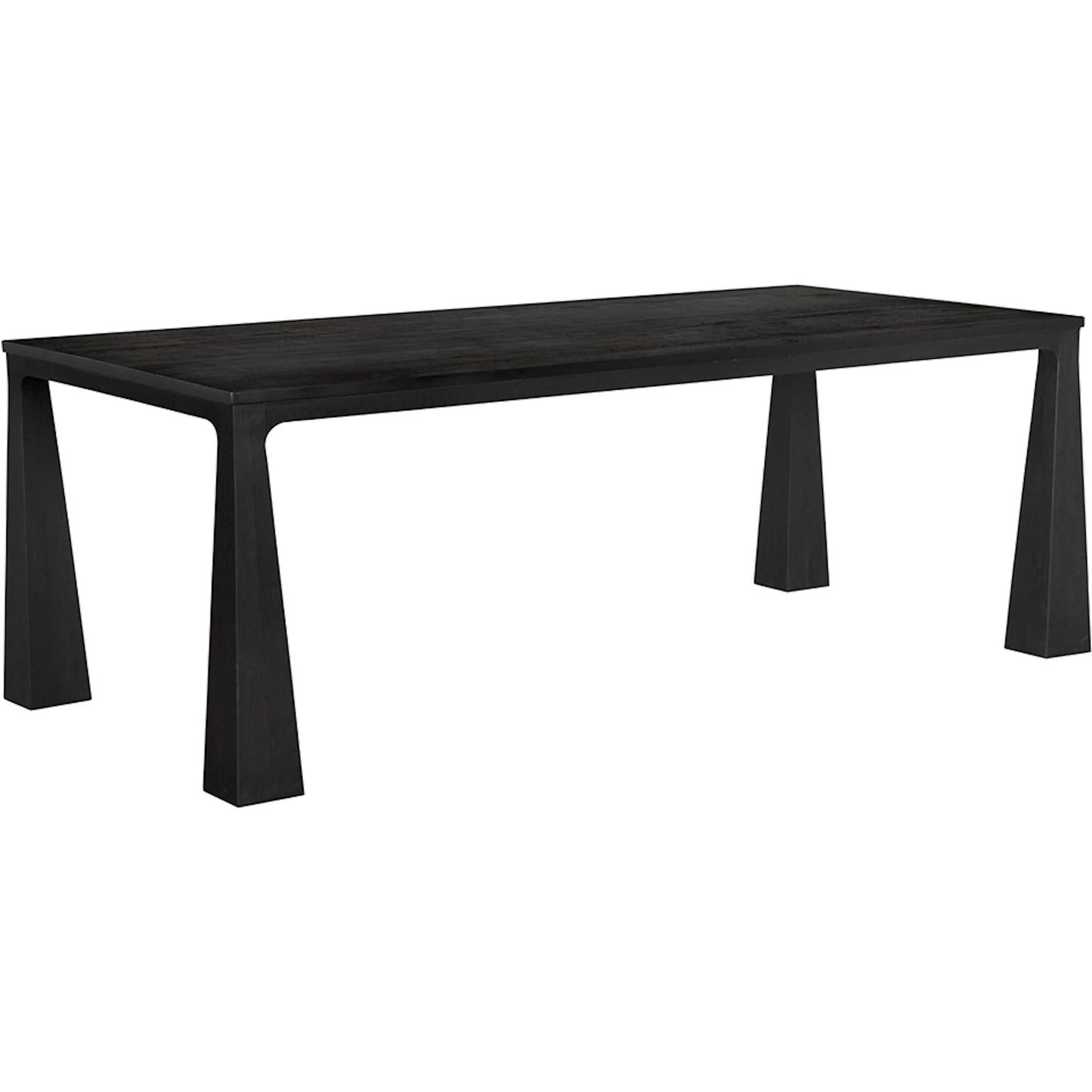 002 SI-2449056 | Additional Silo | Luther Dining Table by Noir in charcoal black. Made from mindi, veneer in a modern style.