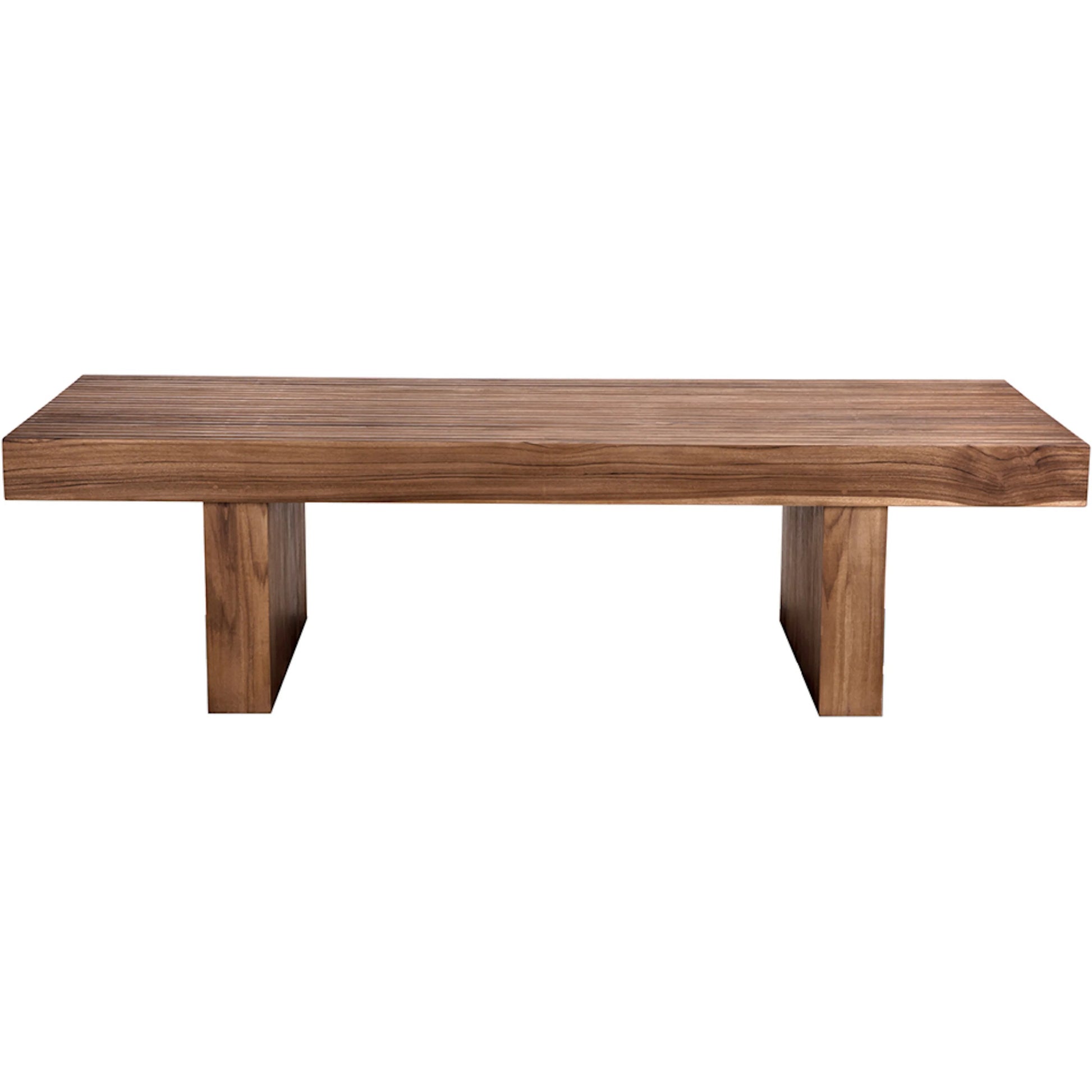 Kobe Coffee Table by Noir in clear coat flat. Made from teak in a transitional style.