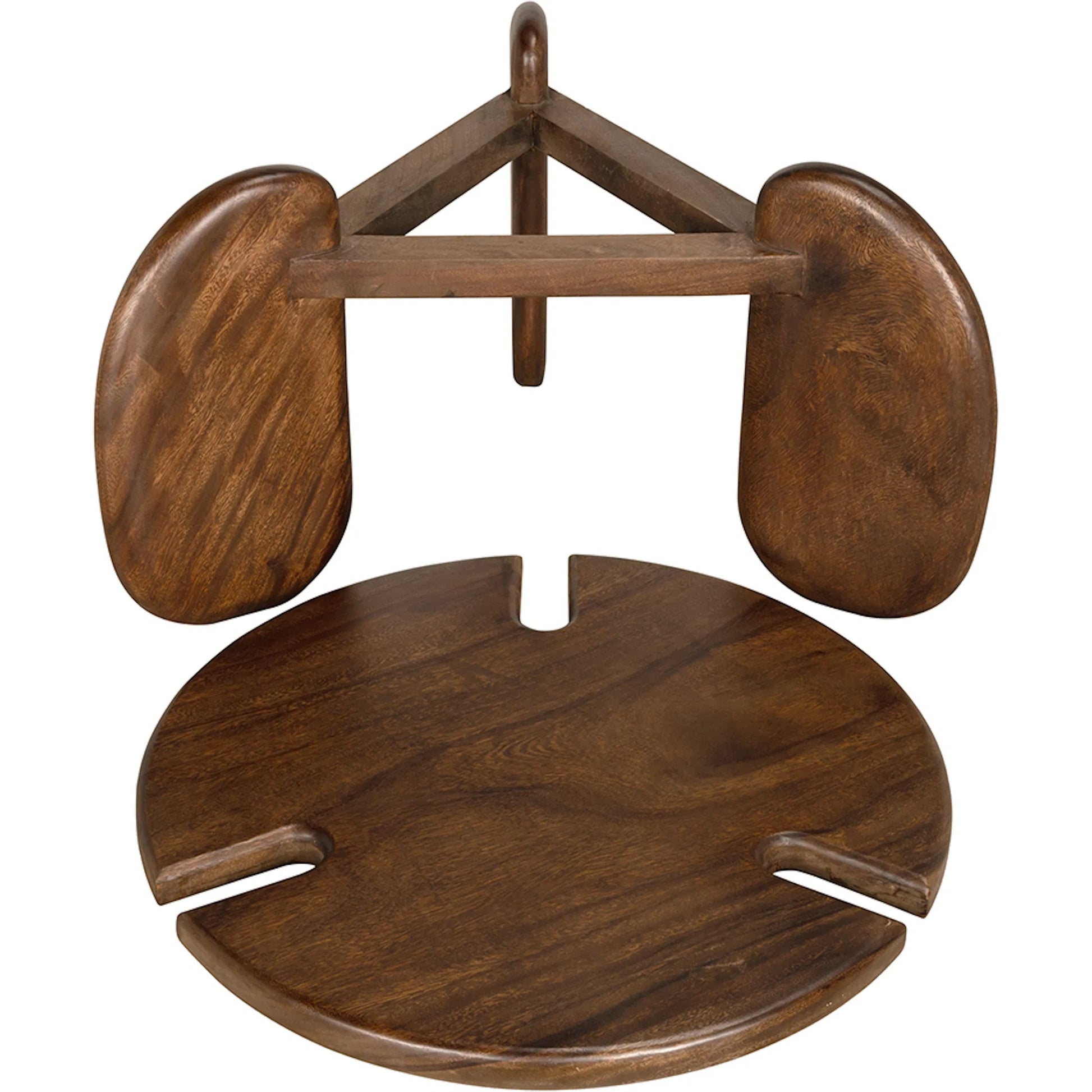 Mahatma Coffee Table by Noir in clear coat semi-gloss. Made from teak in a traditional style.