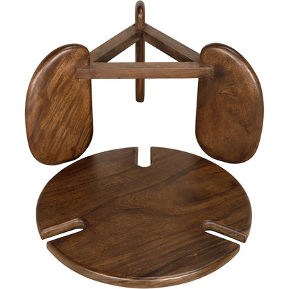 Mahatma Coffee Table by Noir in clear coat semi-gloss. Made from teak in a traditional style.