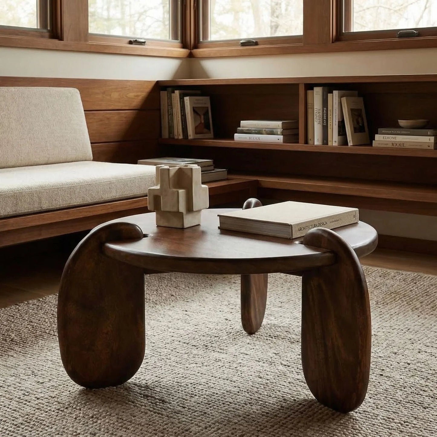 011 SI-2449057 | Lifestyle | Mahatma Coffee Table by Noir in clear coat semi-gloss. Made from teak in a traditional style.