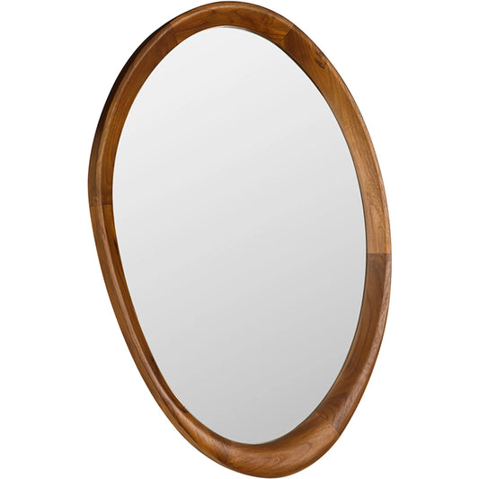 001 SI-2449041 | Primary Silo | Chloe Mirror by Noir in clear coat flat. Made from teak, mirror in a unique style.