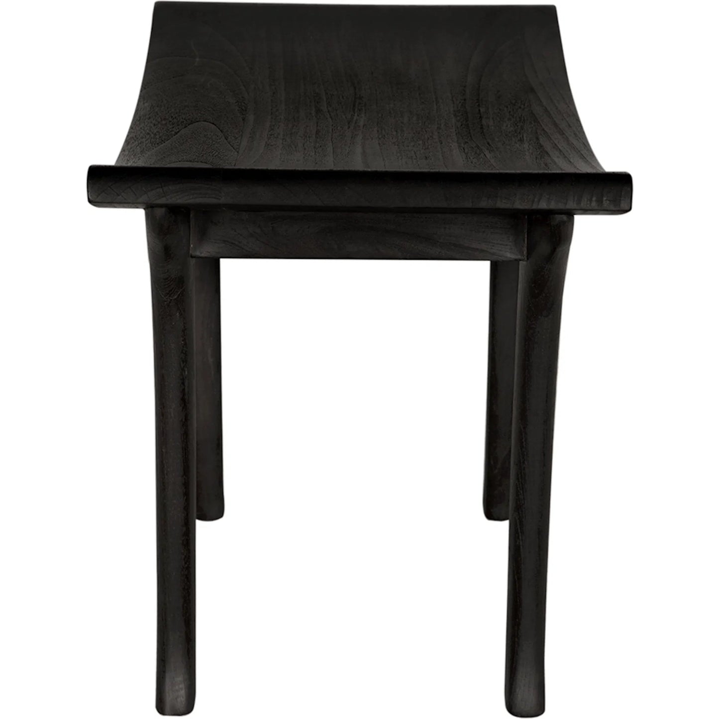 003 SI-2440896 | Additional Silo | Kyoto Bench by Noir in burnt black. Made from mungger in a modern style.